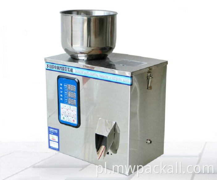 Automatyczna torba na butelki Wypełniacz proszkowy Cząsteczki Herbata Nasiona cukru Ziarna Proszek do ważenia Napełniarka